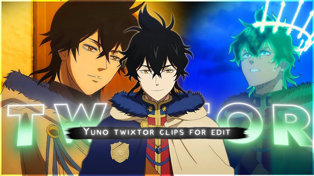 Yuno Twixtor 4K | Black Clover Clips | Twixtor Pack