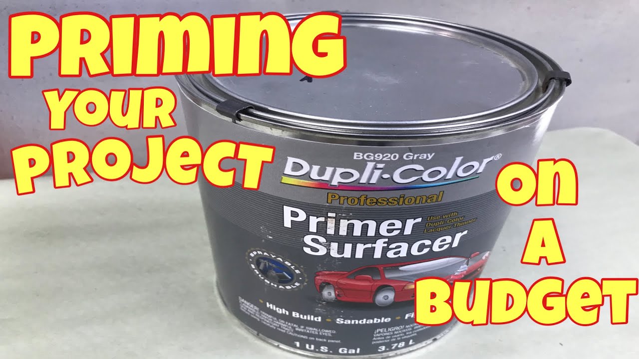 How to Mix Dupli-Color Primer Surfacer for BEST RESULTS!!!