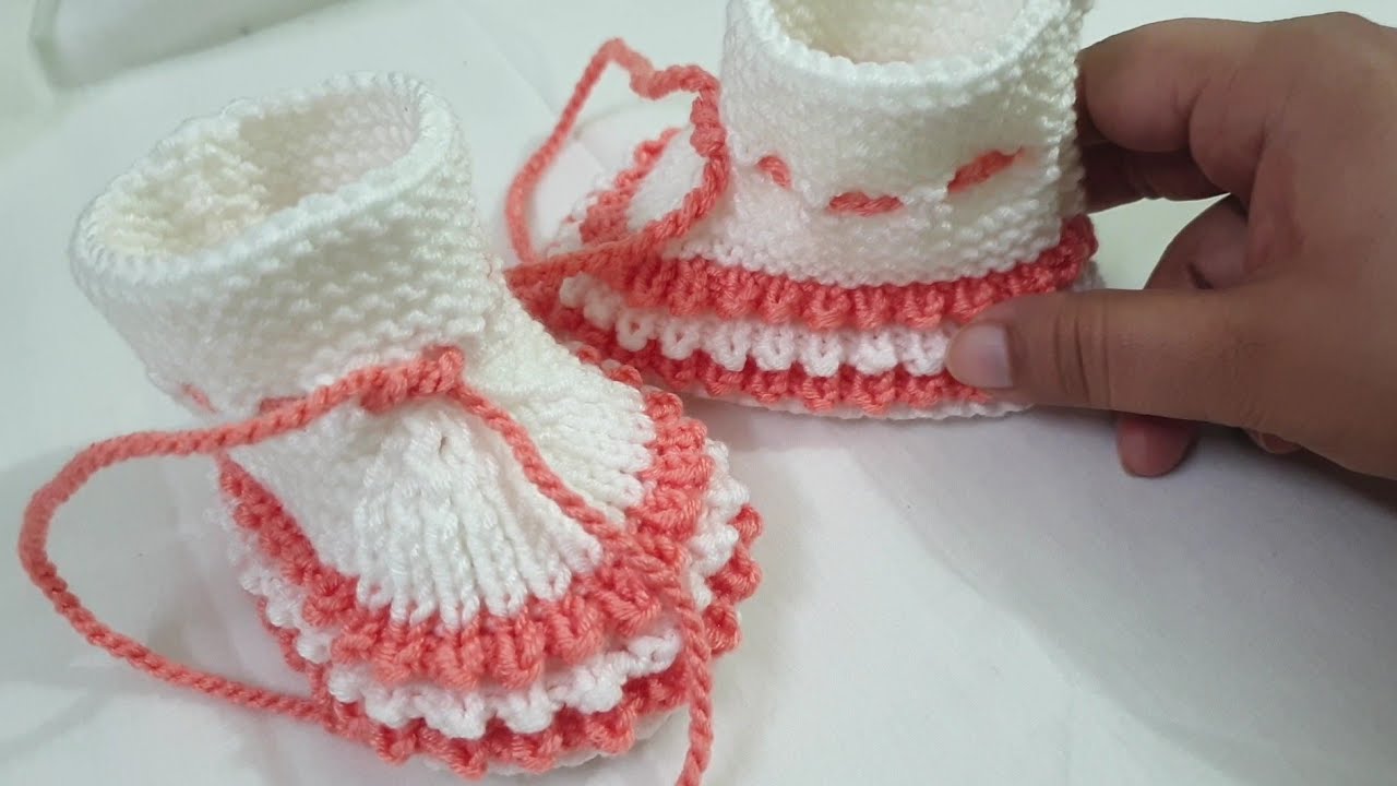 how to knit baby booties | Knitting Pattern/Design For Baby Bootie | आसान तरीके से बनाये बेबी बूटीज़