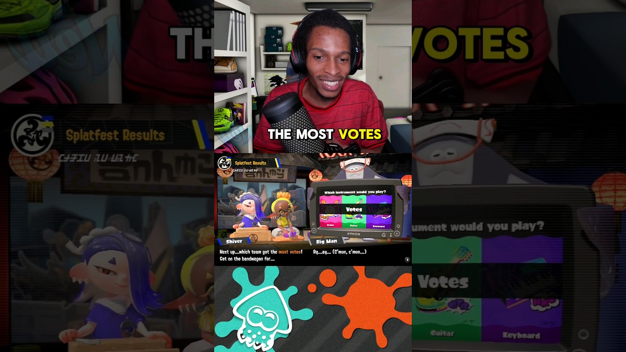 How is this Splatoon 3 Splatfest Fair? Drums, Guitar, Keyboard 😡