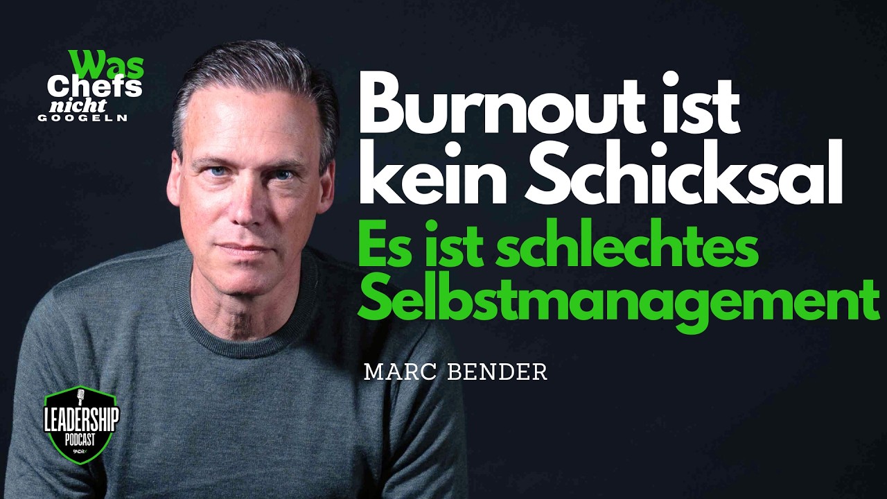 Burnout ist kein Schicksal - Es ist schlechtes Selbstmanagement