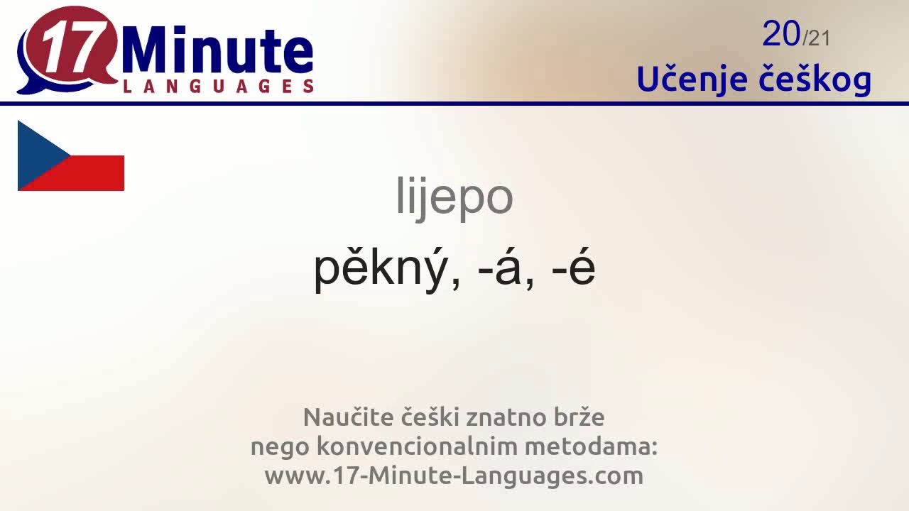 Učenje češkog (2. Dio)