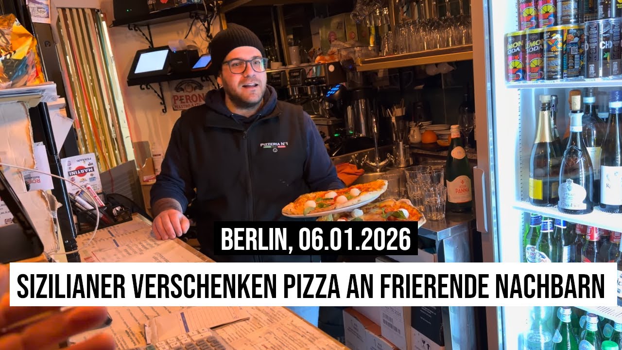 06.01.2026 #Blackout #Berlin Tag 4: Sizilianer verschenken Pizza an frierende Nachbarn nach Anschlag
