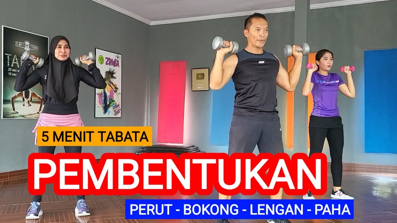 5 MENIT PEMBENTUKAN LENGAN - BOKONG - PERUT DAN PAHA