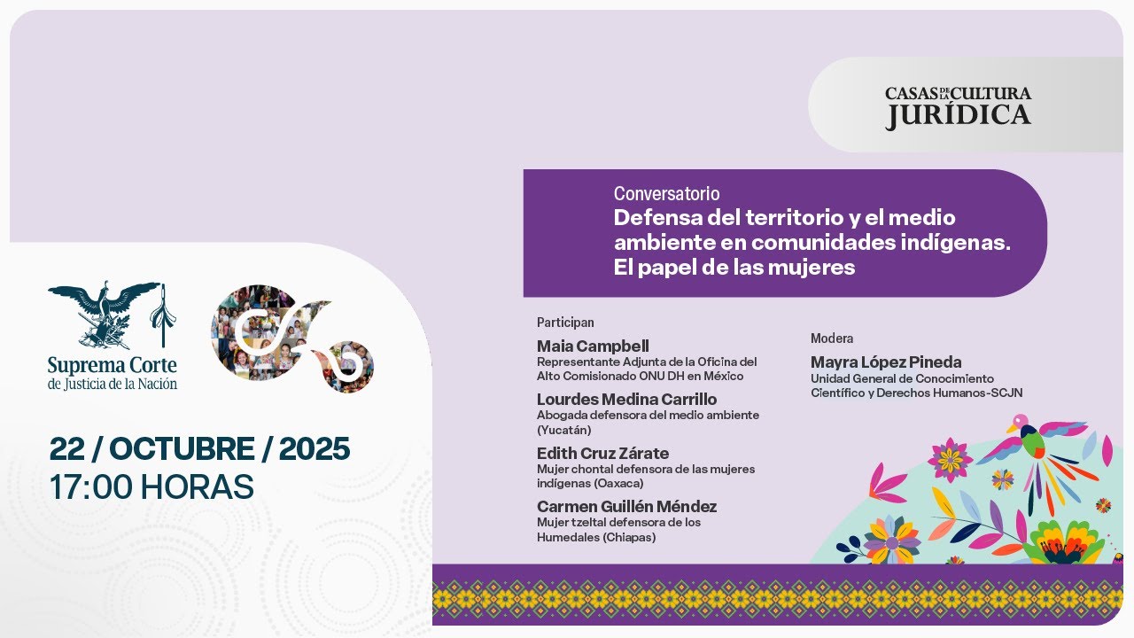 🟢 Conversatorio Defensa del territorio y el medio ambiente en comunidades indígenas.