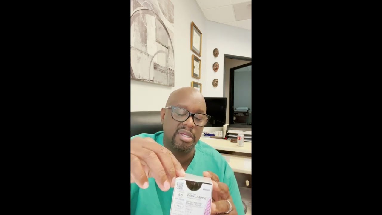 Suture for Labiaplasty Procedure by The Cosmetic Gyn Dr. Michael Reed