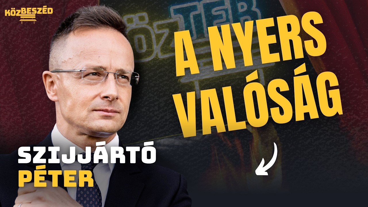 🚨 ÉLŐ: Szijjártó Péter a KözBeszédben 🚨