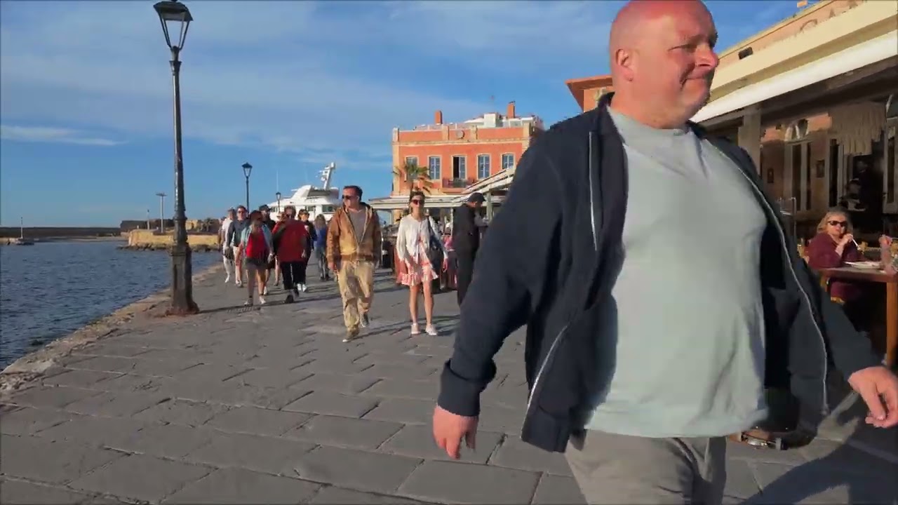 Walk with me in CHANIA, CRETE, Greece 20.4.2026 4k 60fps HDR Quality
