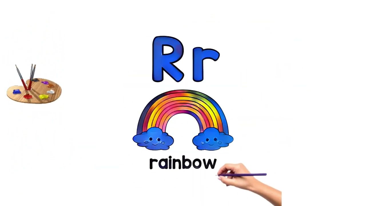 Alphabet Art Adventure: Letter R for Rainbow | Drawing & Learning Series for Kids