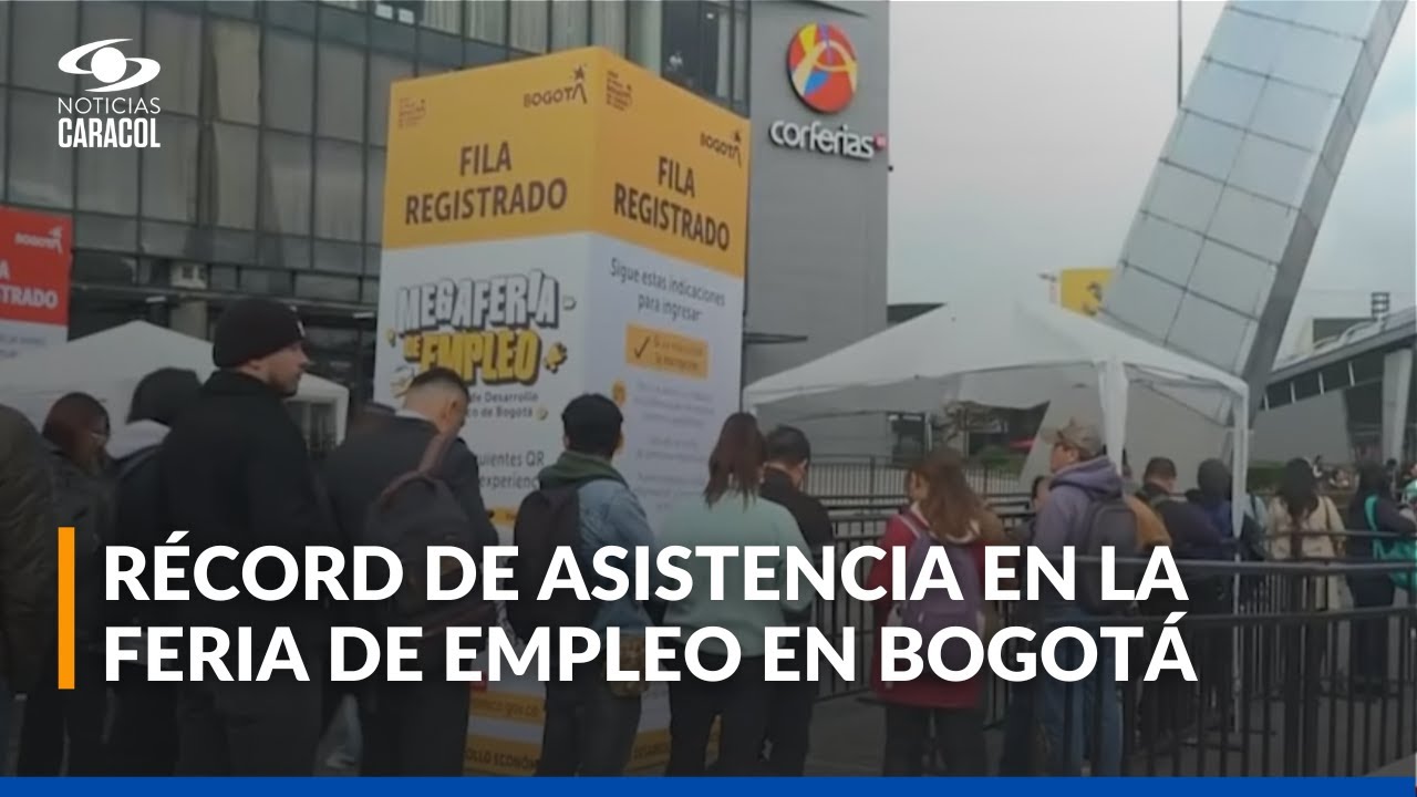 Más de 20.000 personas madrugaron para lograr una de las 17.000 ofertas de trabajo en feria