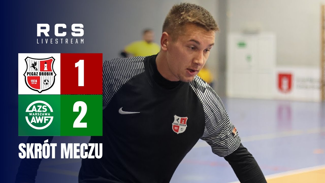 EMOCJE W DROBINIE DO SAMEGO KOŃCA! PEGAZ DROBIN vs AZS AWF WARSZAWA - SKR&Oacute;T MECZU