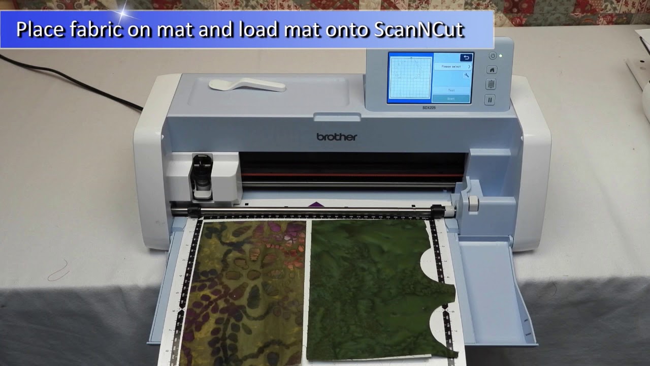 Use the Brother ScanNCuts DX225 and the SDX230 to create cut files for appliqués from a .pes file