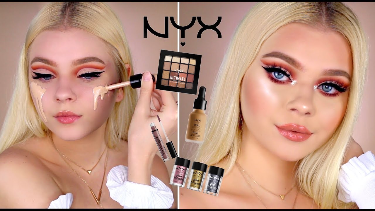 DRUGSTORE One Brand Makeup Tutorial: NYX! | Tina Halada