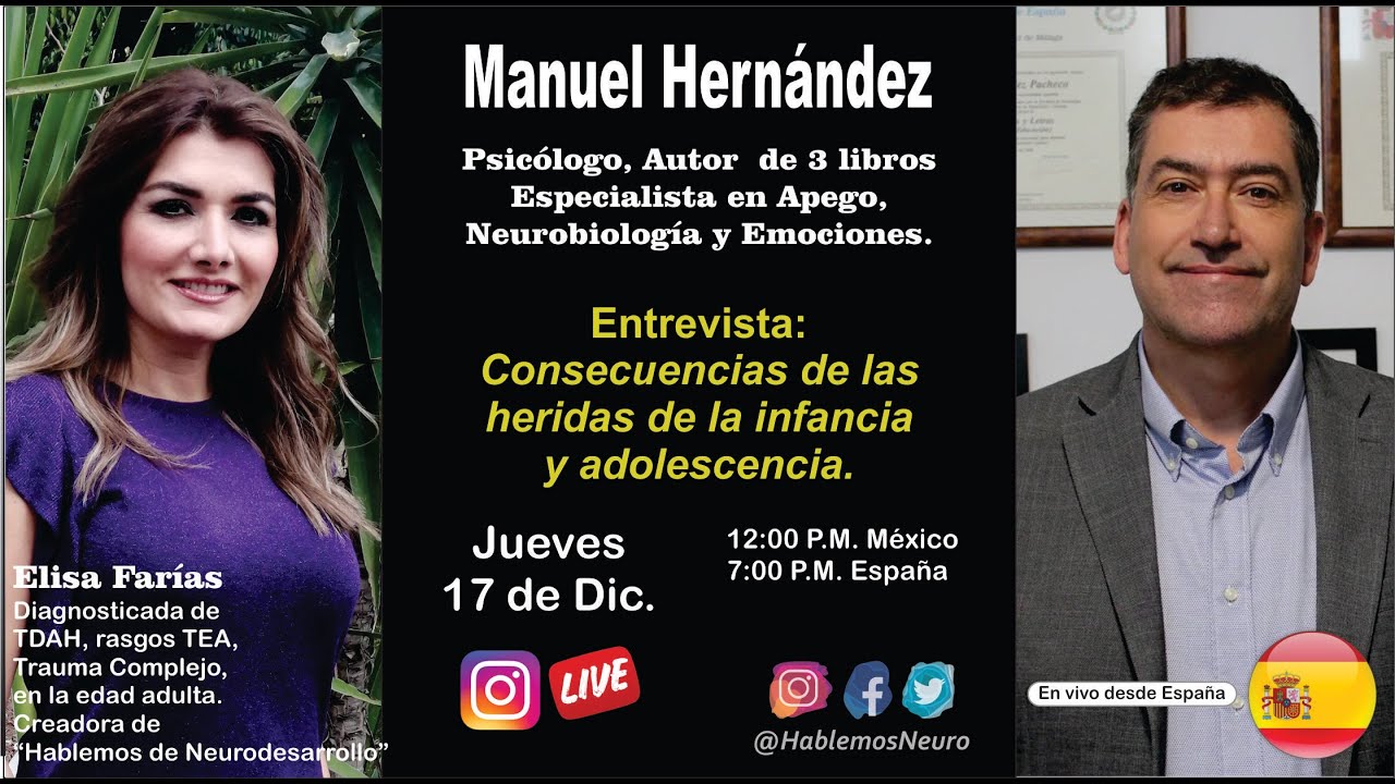 “Consecuencias de las heridas de la infancia y adolescencia” Manuel Hernández