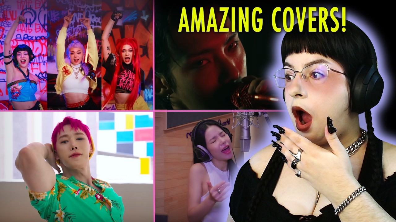 KPOP DEMON HUNTERS COVER REACTION 😈 AleXa, Wonho, Mamamoo Solar & A.C.E Junhee 🔥They did AMAZING! ✨