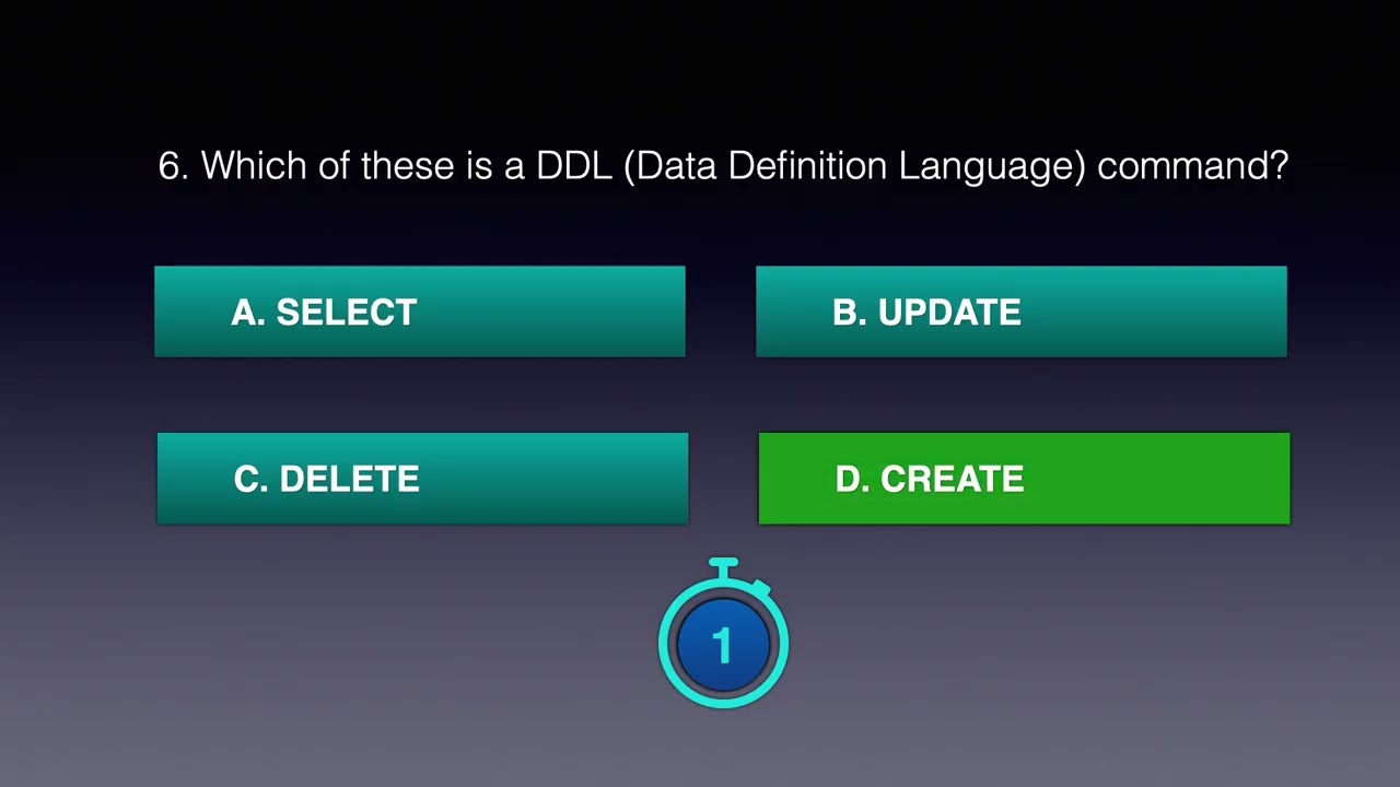 Quiz on DBMS Basic concept || Database Management System