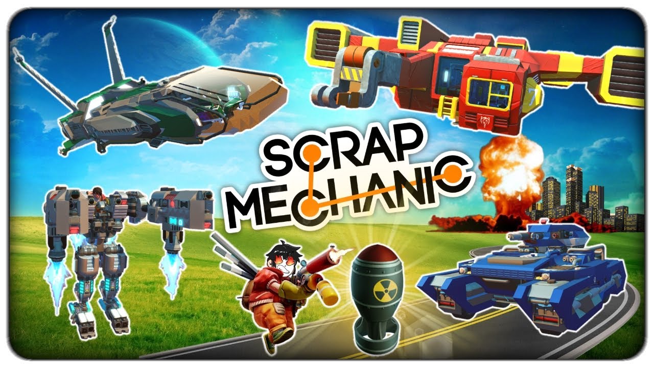 PAZZI ESPERIMENTI CON LE B0MBE E TANTE FANTASTICHE CREAZIONI | Scrap Mechanic Migliori Creazioni
