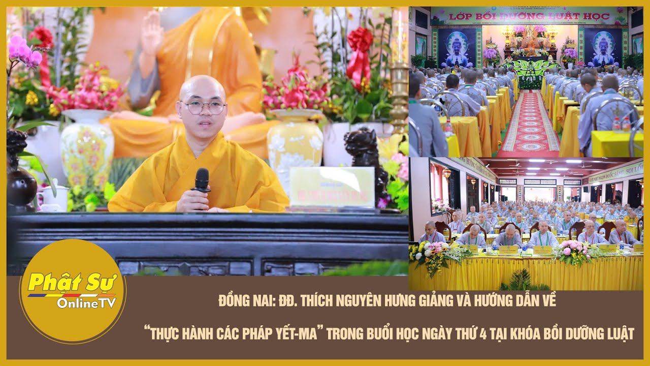 ĐĐ.Th&iacute;ch Nguy&ecirc;n Hưng giảng v&agrave; hướng dẫn về 