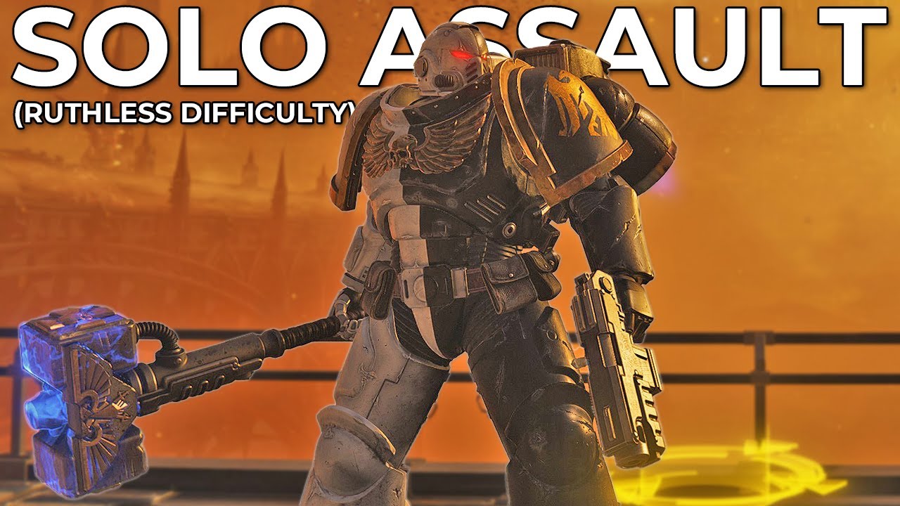 Space Marine 2 – Solo Assault Ruthless Difficulty (Heavy Bolt Pistol & Thunder Hammer, Max Level)