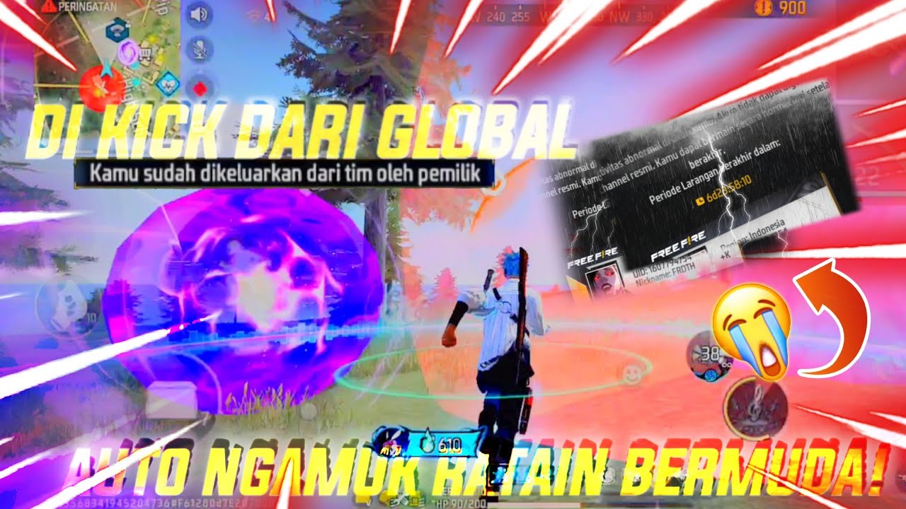 DIKICK'IN DARI GLOBAL | AUTO NGAMUK RATAIN BERMUDA!!! | GARENA FREE FIRE