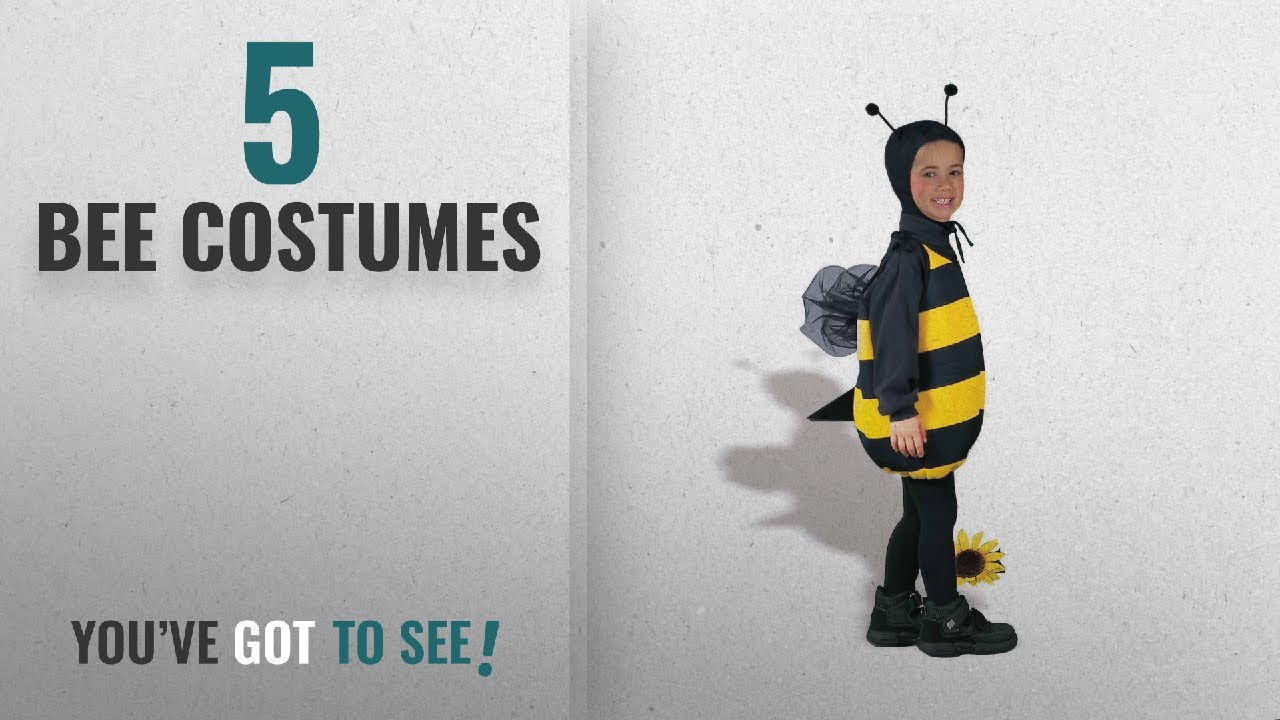 Top 10 Bee Costumes [2018]: Child Honey Bee Costume, Child Small