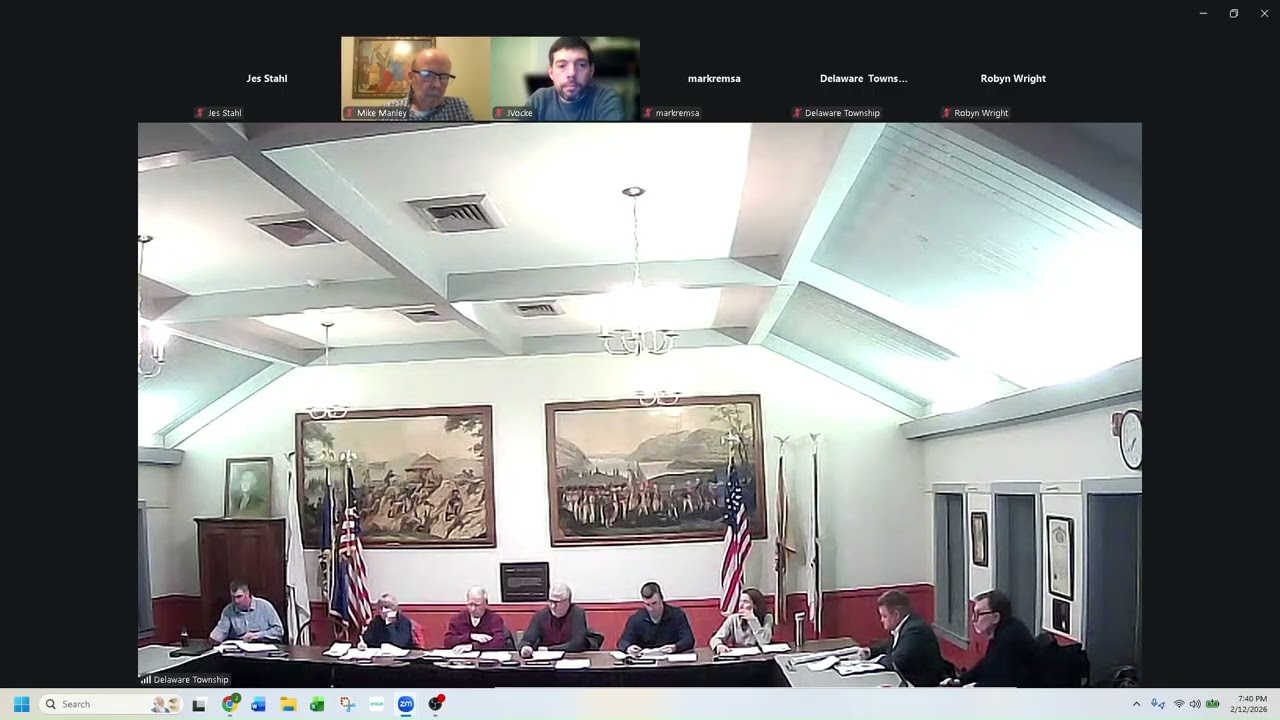 Zoning Board of Adjustment Meeting - February 12, 2026