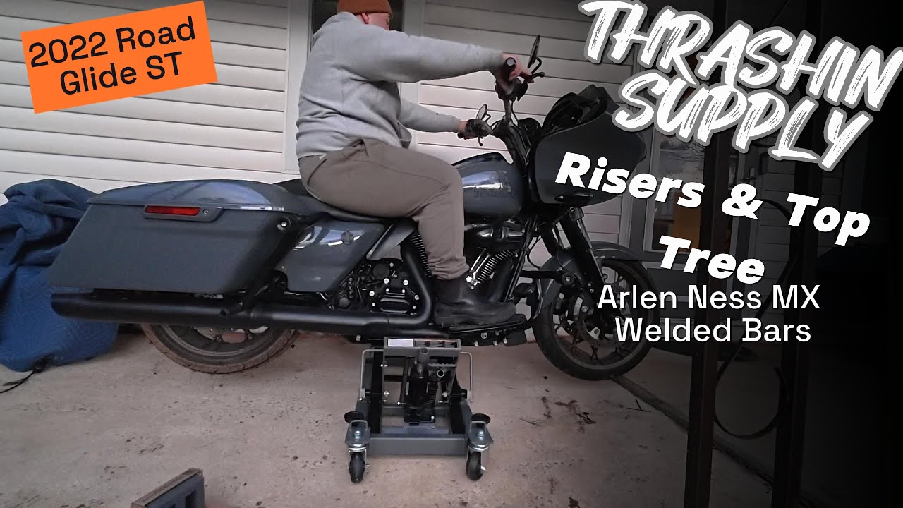 Smoke STack: Thrashing supply 9.5 risers, top tree Arlen ness bars