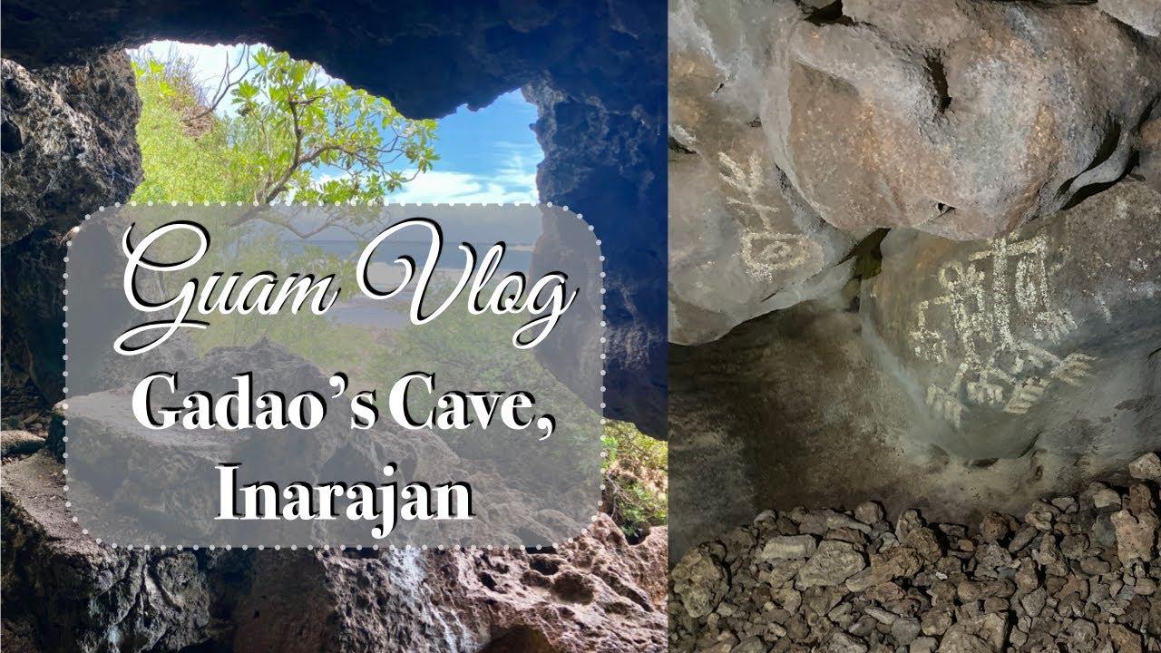 GADAO'S CAVE GUAM | EXPLORING GUAM VLOG | EASY FAMILY HIKE | (Guam Pictographs)