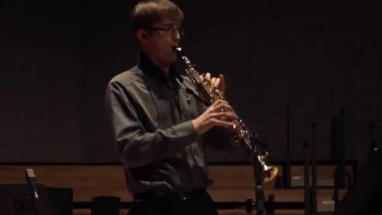 Alastair Penman performs Deconstruct by Jenni Watson at RNCM Sax Day