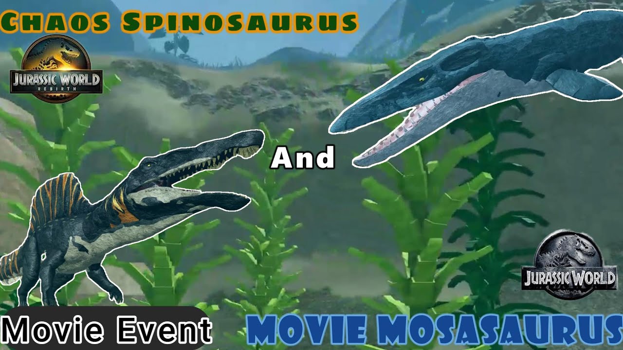 Dinosaur simulator - Chaos Spinosaurus And Movie Mosasaurus! - Movie Event