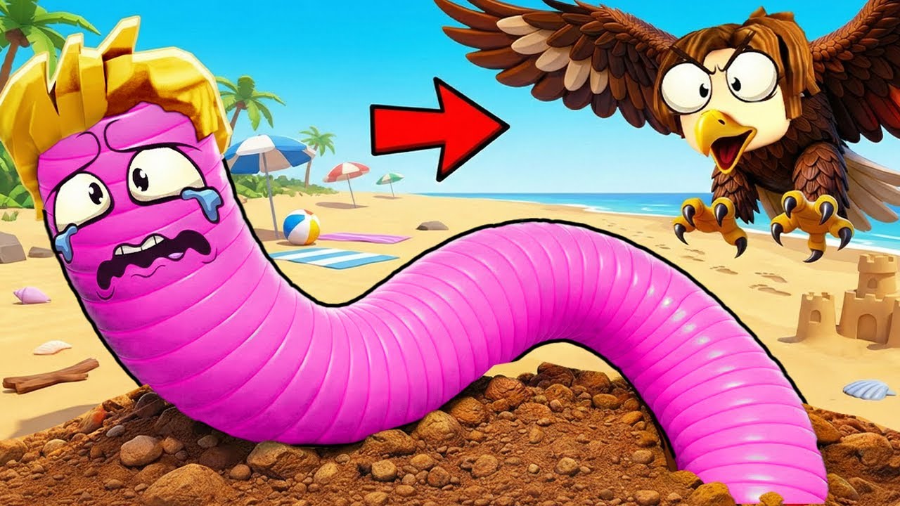 ROBLOX CHOP AND FROSTY ESCAPE BECOMEING EARTHWORMS PRISON