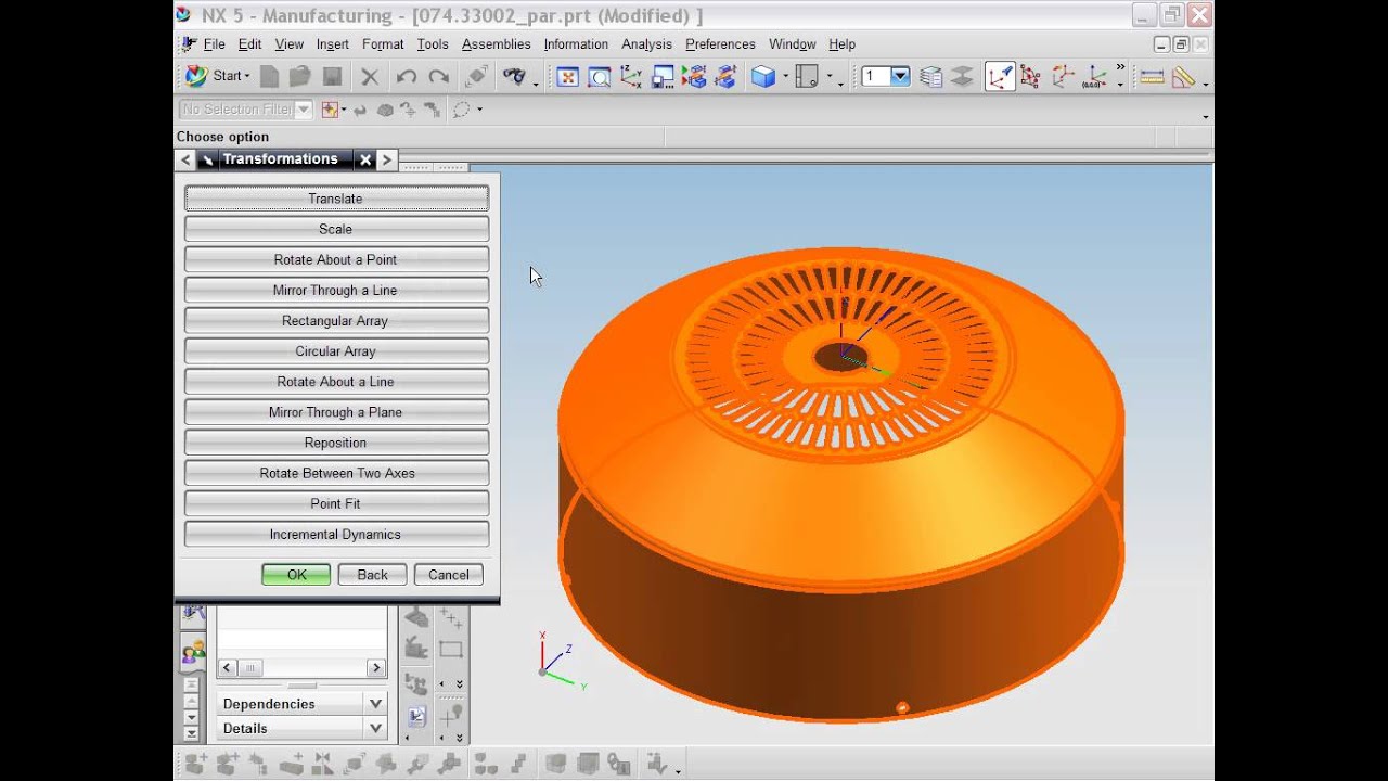 Video Aula Nx cam Siemens 28 posicionamento da pe&ccedil;a