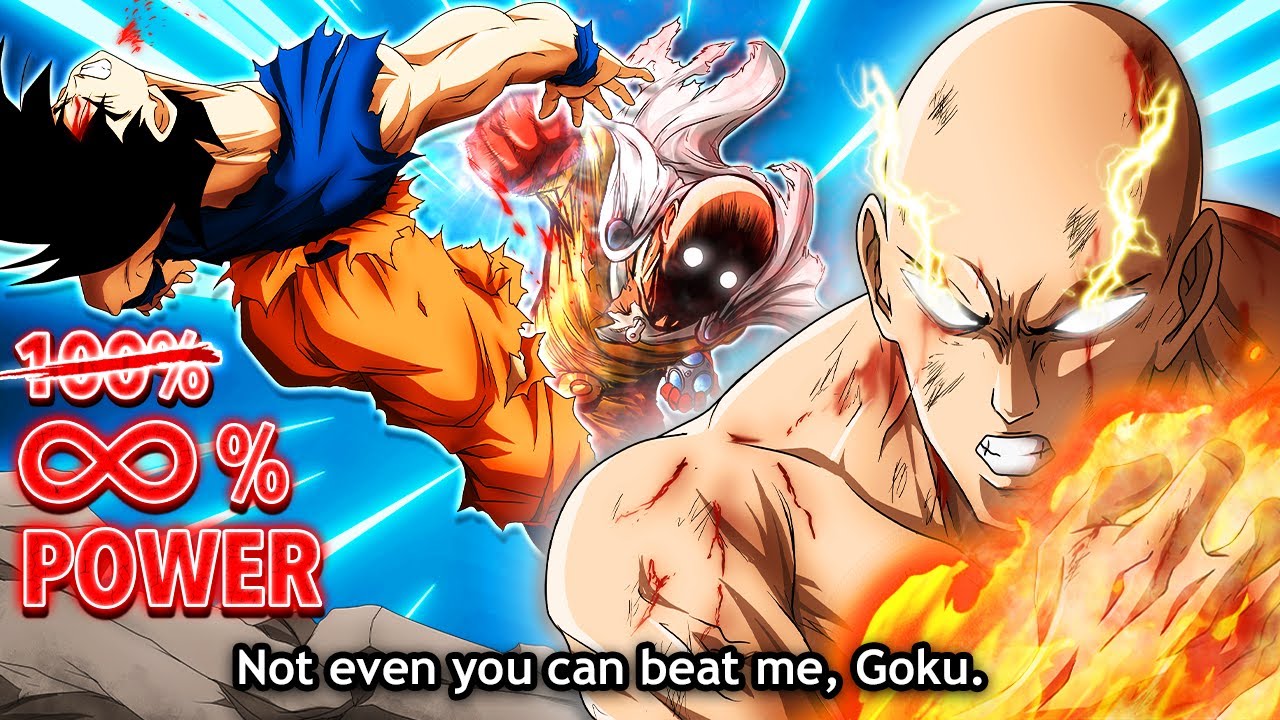 Полный разбор САЙТАМА ПРОТИВ ГОКУ! (НАСКОЛЬКО СИЛЬНА полная сила Сайтамы в One Punch Man?)