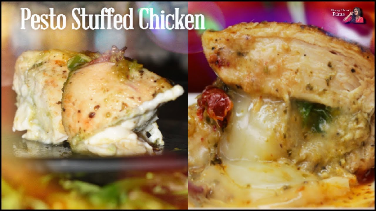 Chicken Starter| Grilled Chicken Pesto | Restaurant Chicken with cheese stuff / Bong হেঁশেল by Rima