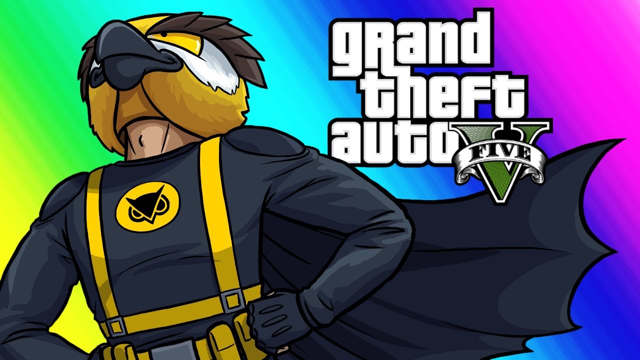 GTA5 Online Funny Moments - New Superhero Car and Fighting for Frank!