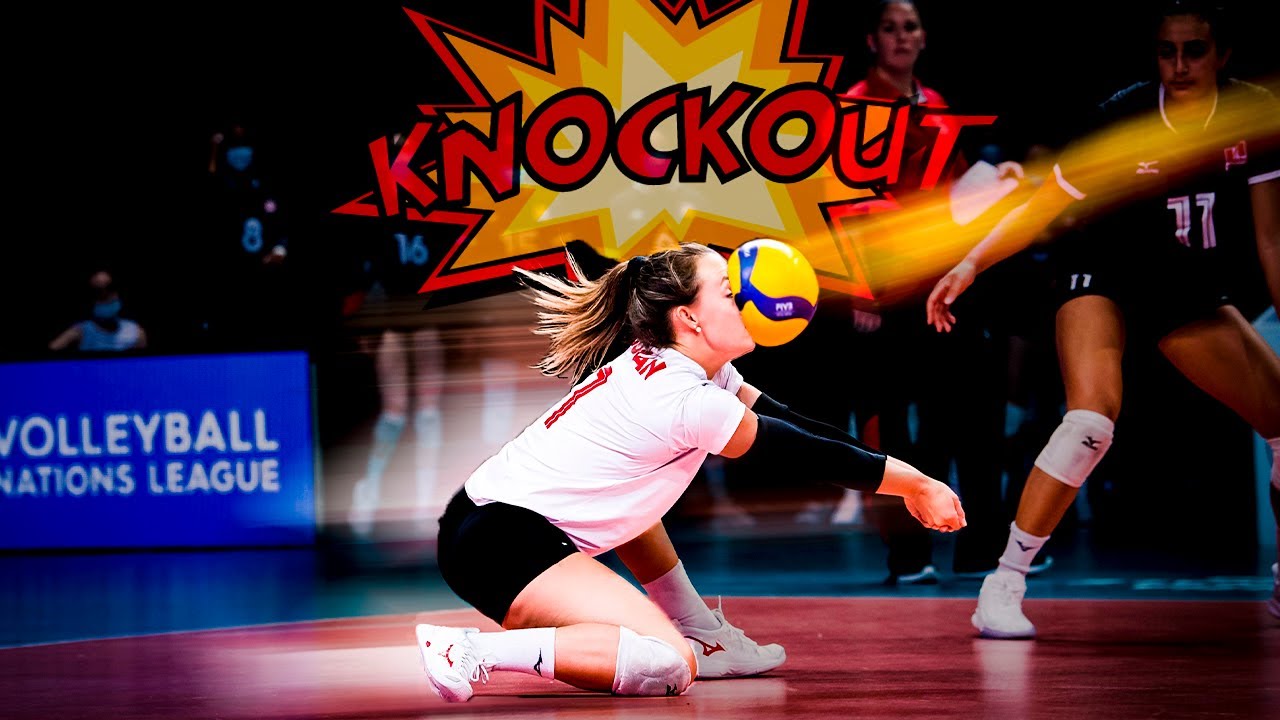Most Dangerous Volleyball Knockouts | Monster Volleyball Headshots | HD |