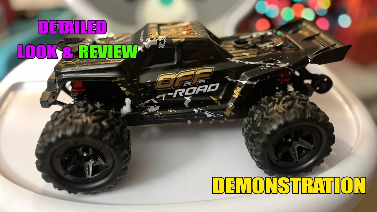 DEERC 9206E 1:10 Scale High-Speed RC Monster Truck REVIEW - Two fun rc monster trucks unboxing demo