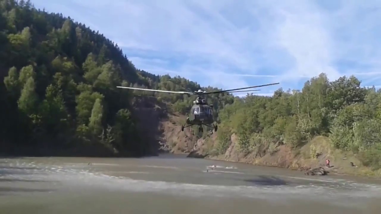 Głuszyca Śmigłowiec MI 17 stary kamieniołom