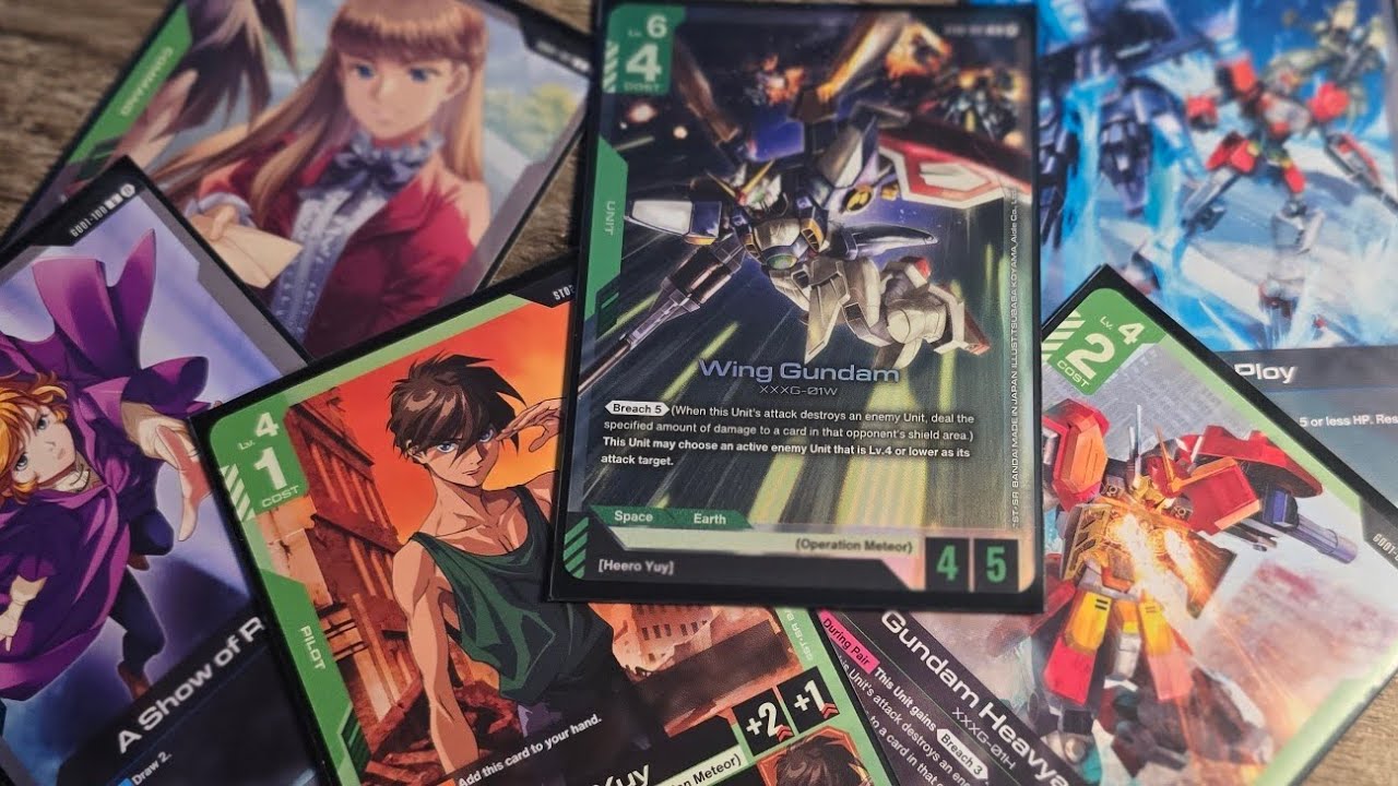 Gundam TCG Deck Profile: Green/Blue Wing Breach (ST +Beta Cards)