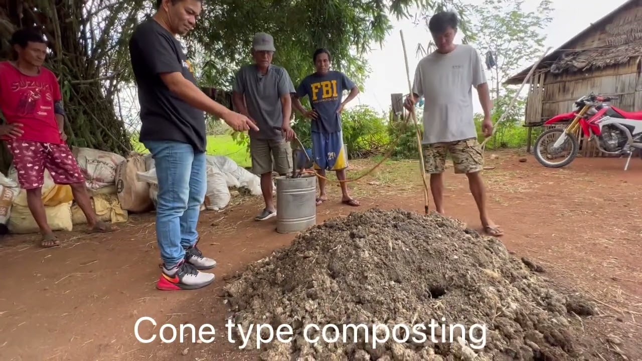 Organic Fertilizer making, using chicken Manure-DEMO TRIAL, Estrella Village Narra Palawan