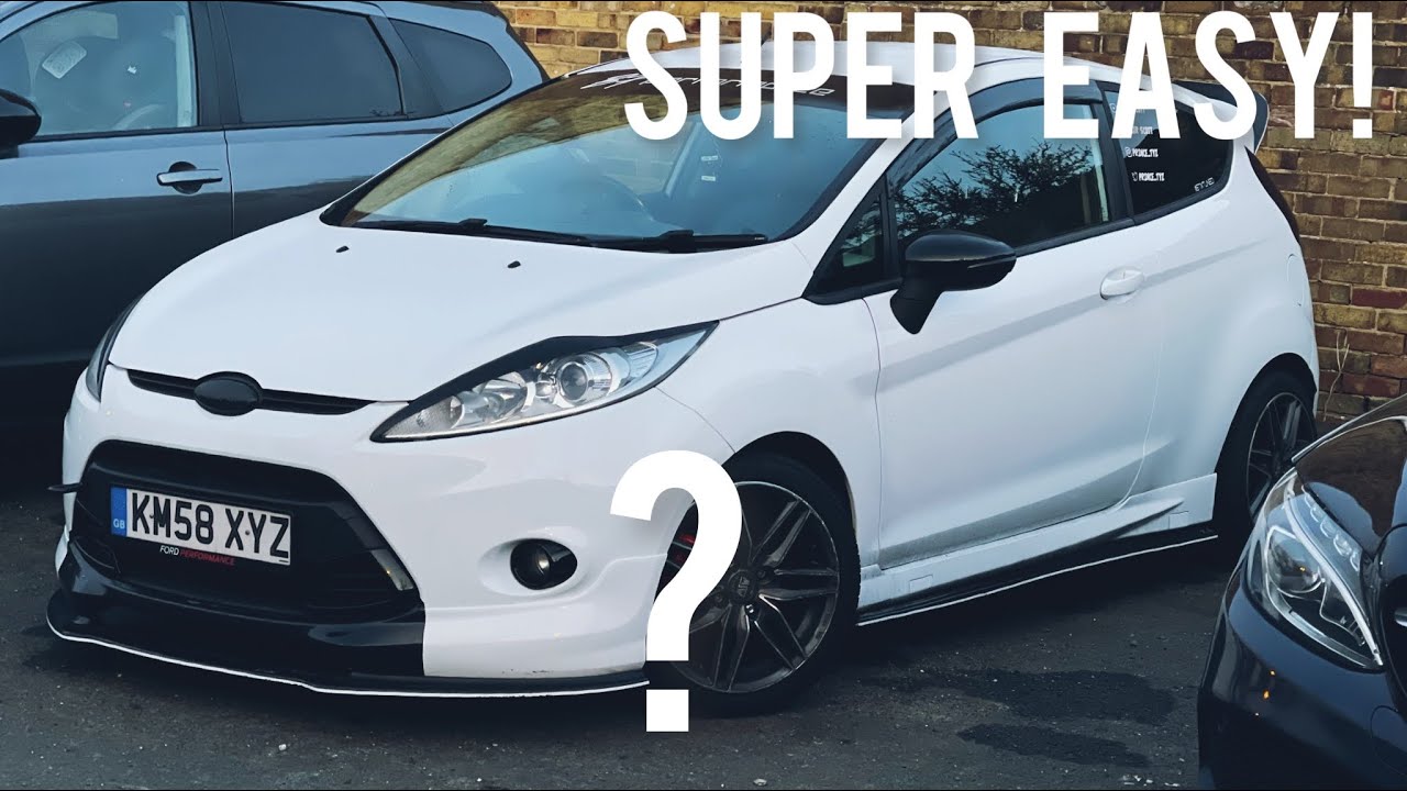 PAINTING MY CALLIPERS ON MY FIESTA *MUST WATCH*