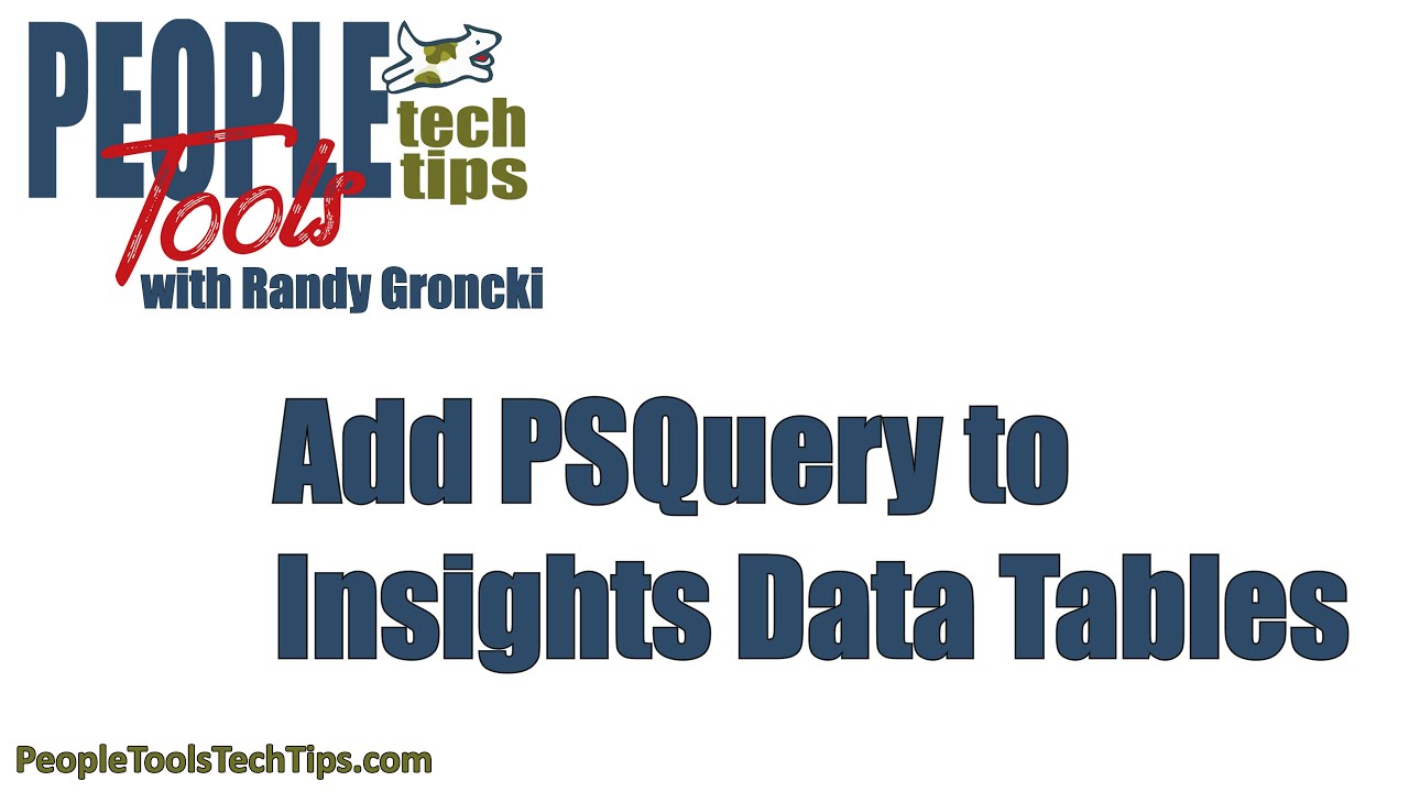 Embed a PSQuery into Insights Data Tables