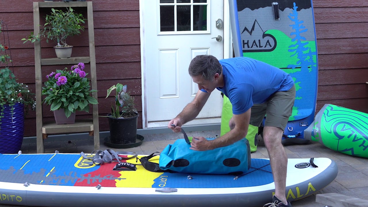 How To Rig A Paddle Board for Overnight Trips