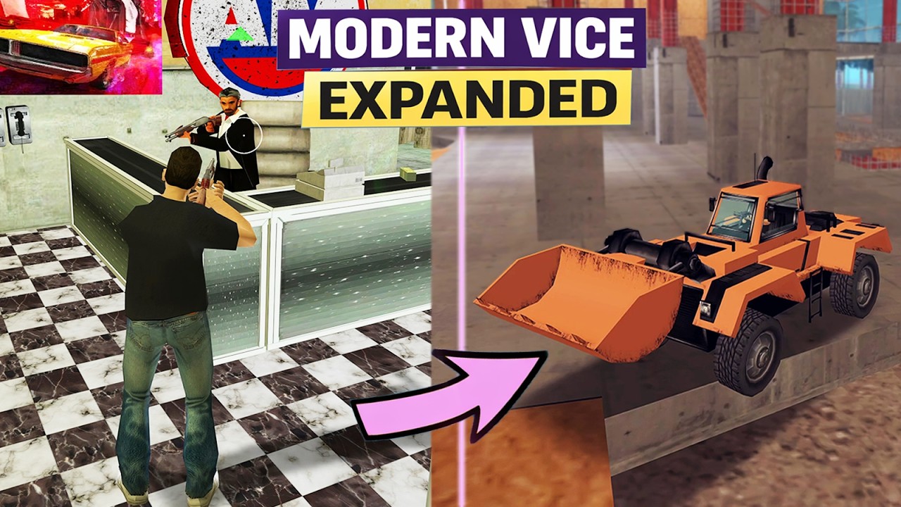 GTA Vice City РАСШИРЕНА - Ограбления, новые транспортные средства, хаос (Часть 5)