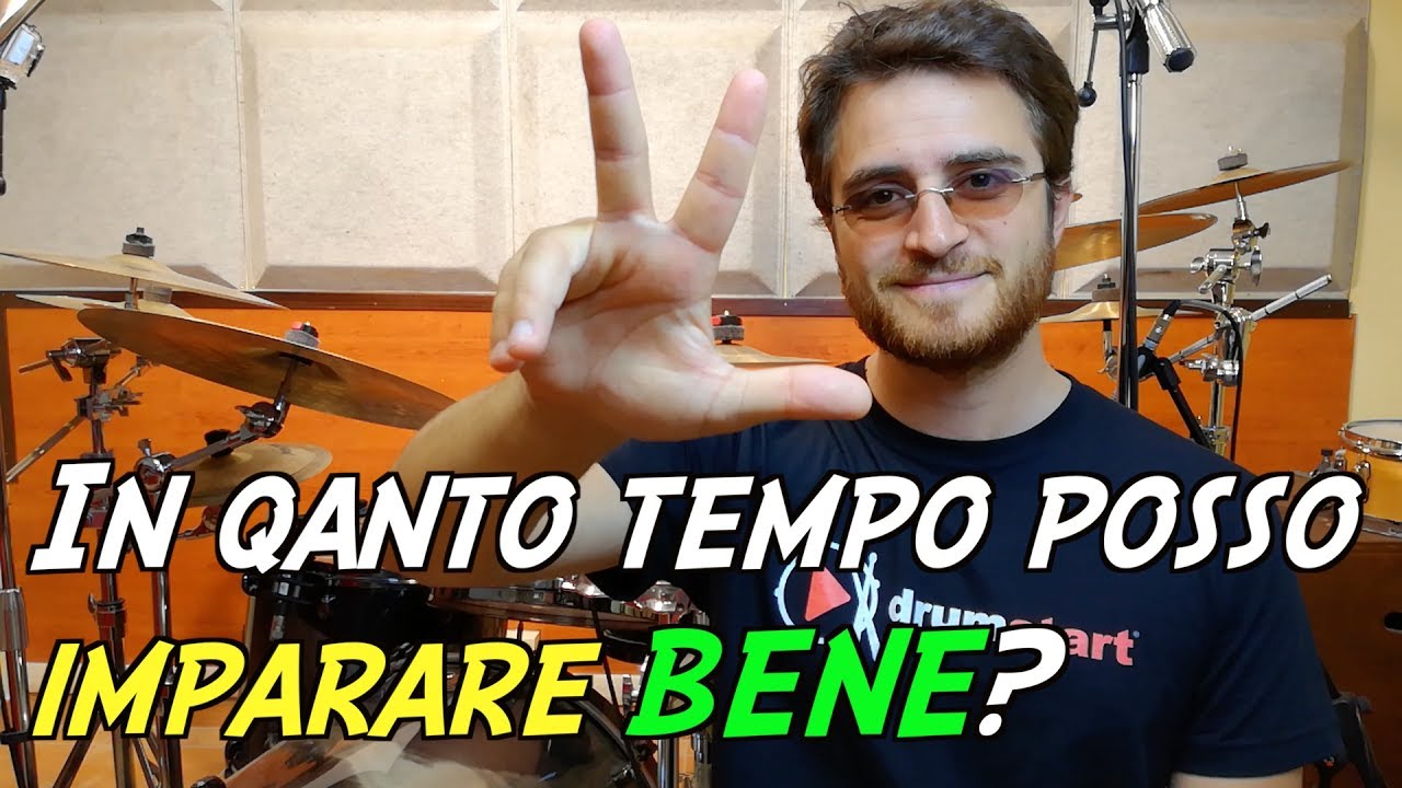 Quanto tempo ci vuole per imparare a suonare la batteria?