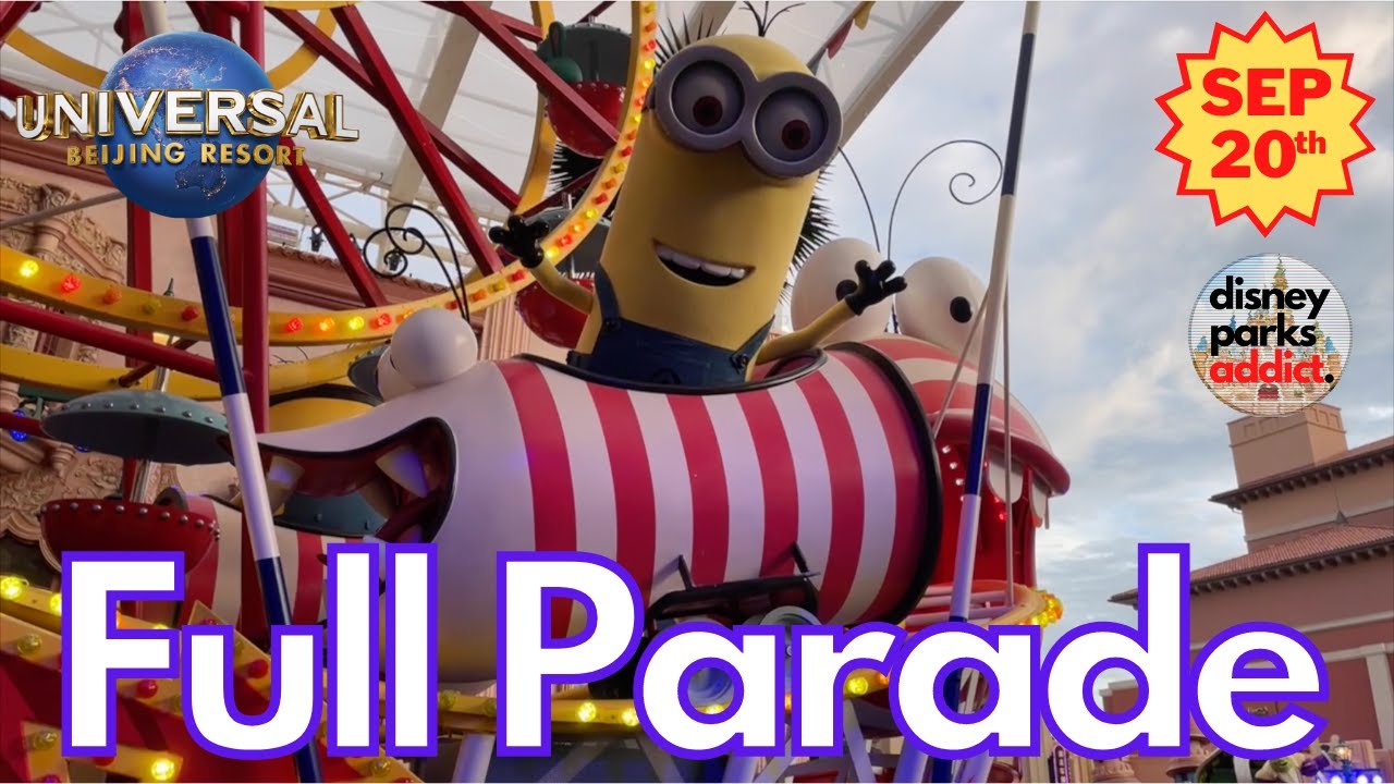 [4K] Universal on Parade - Universal Studios Beijing - FULL SHOW - Opening Day