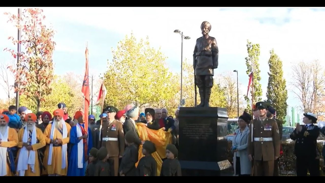 Sikh Statue unveiled in Leicester