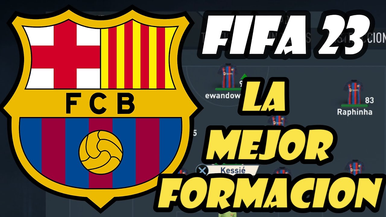 La mejor Formacion para el FC BARCELONA Fifa 23 ✔️