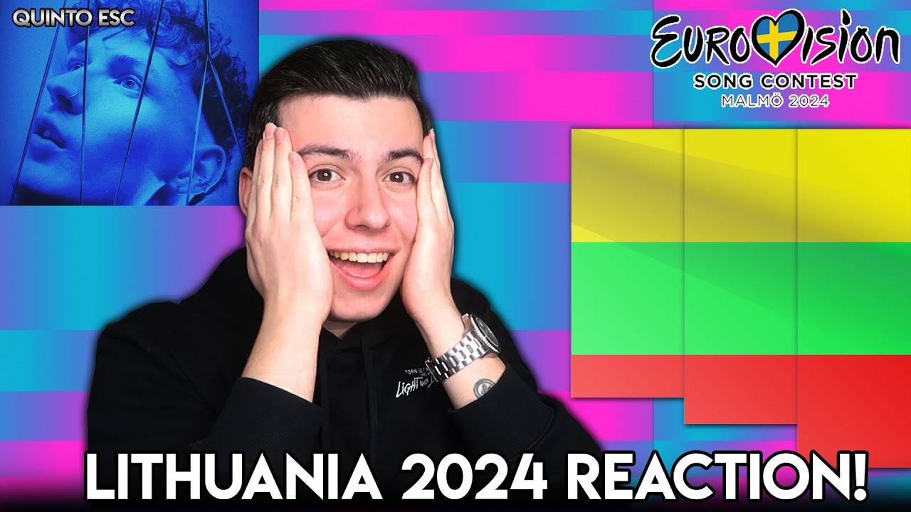 Silvester Belt - Luktelk Reaction - Eurovision 2024(Lithuania) - Quinto ESC