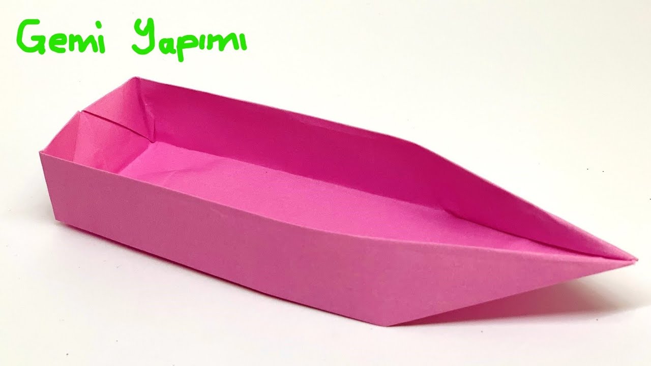 Origami Gemi Yapımı / kağıttan gemi yapımı / origami sandal yapımı